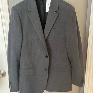 Used like New Theory Regular fit textured blazer, 38R in charcoal Gray